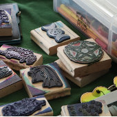 Natuur Wicca Rubberstempel