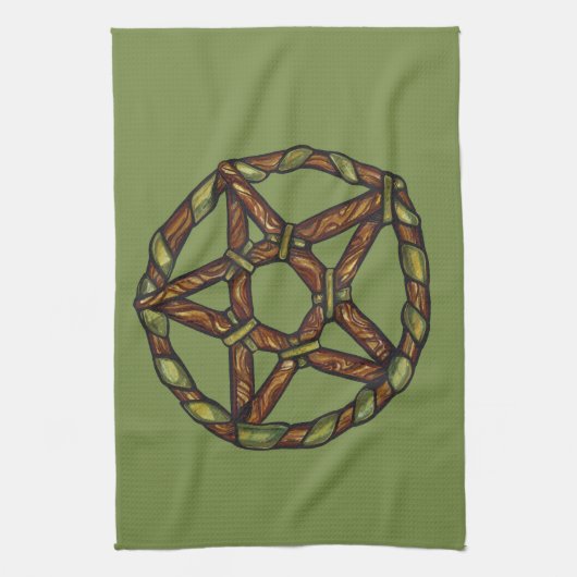 Natuur Wicca Theedoek (Verticaal)