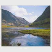 natuur wiew, berg cadeaupapier (Vlak)