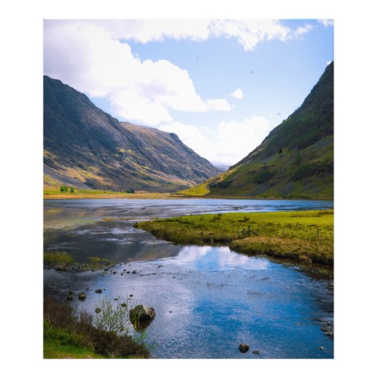 natuur wiew, berg foto afdruk (Voorkant)