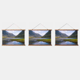 natuur wiew, berg hangend wandkleed