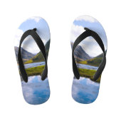 natuur wiew, berg kinder teenslippers (Voetbed)