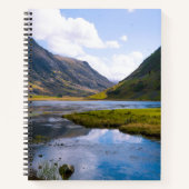 natuur wiew, berg notitieboek (Voorkant)