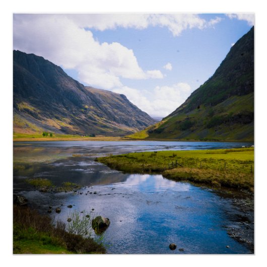 natuur wiew, berg perfect poster (Voorkant)