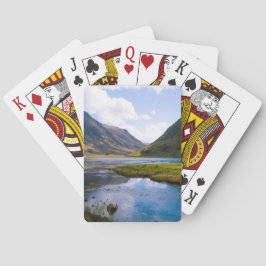 natuur wiew, berg pokerkaarten