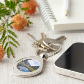 natuur wiew, berg sleutelhanger (Zijkant)