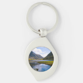 natuur wiew, berg sleutelhanger