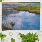 natuur wiew, berg theedoek (Gevouwen)