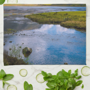 natuur wiew, berg theedoek