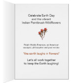 Natuur Wilde bloem Indische penseel (Binnen (Rechts))