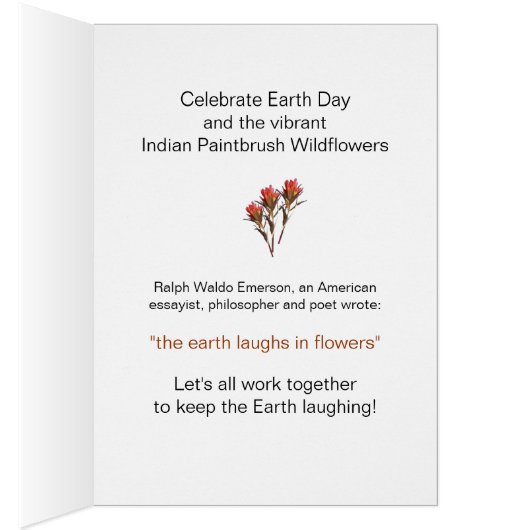 Natuur Wilde bloem Indische penseel (Binnen (Rechts))