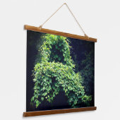 Natuur - Wilde Leafy-wijnstokken Hangend Wandkleed (Gebogen)
