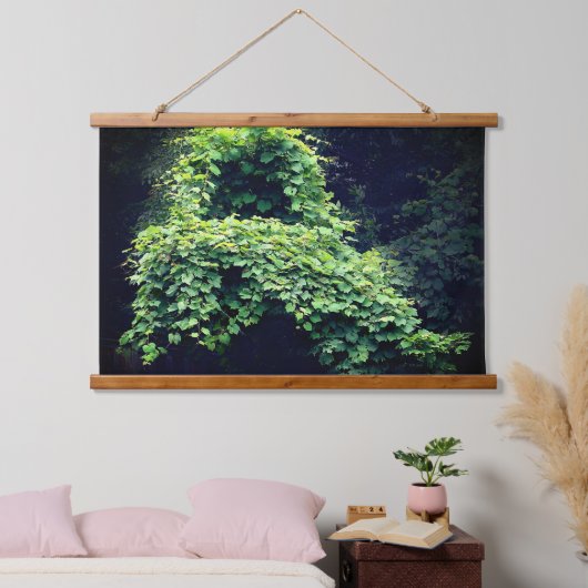 Natuur - Wilde Leafy-wijnstokken Hangend Wandkleed (Slaapkamer)
