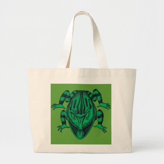 Natuur wilde reptielen de Toad Canvas tas (Voorkant)
