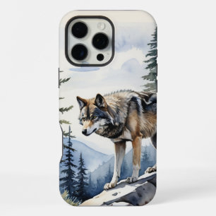 Natuur Wilderness Bergen Wolf Wolven iPhone 16 Pro Max Hoesje