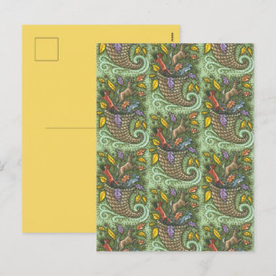 NATUUR WILDLIFE CORNUCOPIA FEESTDAGENKAART