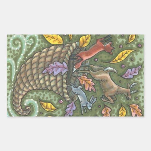 NATUUR WILDLIFE CORNUCOPIA STICKERS Rec (Voorkant)