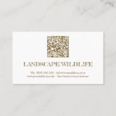 Natuur Wildlife Fotografie Golden Dragonfly Visitekaartje (Achterkant)