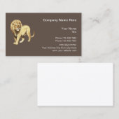 Natuur Wildlife Lion Thema Visitekaartje (Voorkant / Achterkant)