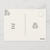 Natuur Wildlife Moose met Quote Briefkaart (Achterkant)