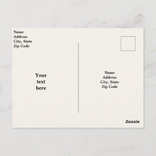 Natuur Wildlife Moose met Quote Briefkaart (Achterkant)