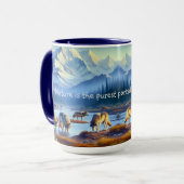 Natuur Wildlife Wolves Denali Park Koffie Mok (Voorkant links)