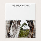 Natuur Window Blank Wenskaart Kaart (Buitenkant ongevouwen)