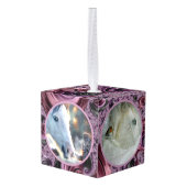 Natuur winter White Horse Pet 4 Foto Decoratie (Achter hoekig)