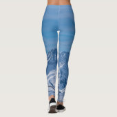 Natuur Winter Wonderland Art Print Leggings (Achterkant)