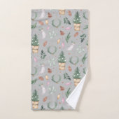 Natuur winterverdragen bad handdoek (Handdoek)