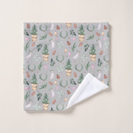 Natuur winterverdragen bad handdoek (Wasdoekje)