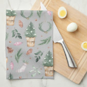 Natuur winterverdragen theedoek (Quarter Fold)