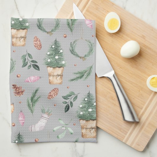 Natuur winterverdragen theedoek (Quarter Fold)