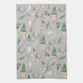 Natuur winterverdragen theedoek (Verticaal)