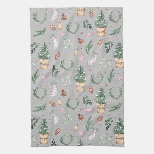 Natuur winterverdragen theedoek (Verticaal)