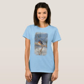 Natuur wintervogel t-shirt (Voorkant volledig)