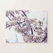 Natuur witte bloesem legpuzzel (Horizontaal)