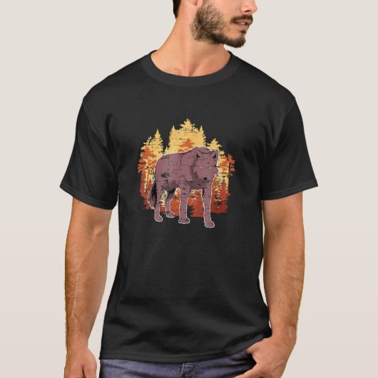 Natuur Wolf T-shirt (Voorkant)