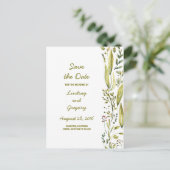 Natuur Wonderland Schattige Save the Date Aankondigingskaart (Staand voorkant)