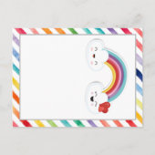 Natuur Woodland Scavenger Hunt Game Party Aankondigingskaart (Achterkant)