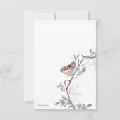 Natuur Wreath Bereavement - Hartelijk dank - Kaart (Achterkant)