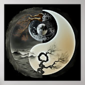 Natuur Yin en Yang Poster (Voorkant)