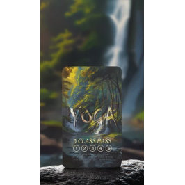 Natuur YOGA Verborgen Tekst Reiki Master 5 Klasse Klantenkaartje