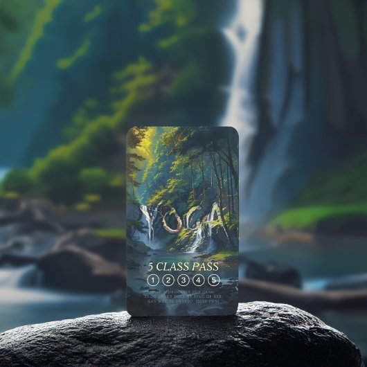 Natuur YOGA Verborgen Tekst Reiki Master 5 Klasse Klantenkaartje