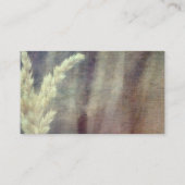 natuur zachte kleuren distressed foto art visitekaartje (Achterkant)