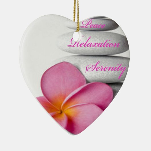 Natuur Zen Spa Keramisch Ornament (Rechts)