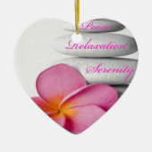 Natuur Zen Spa Keramisch Ornament (Voorkant)