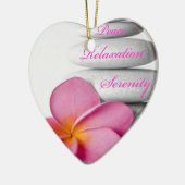 Natuur Zen Spa Keramisch Ornament (Links)