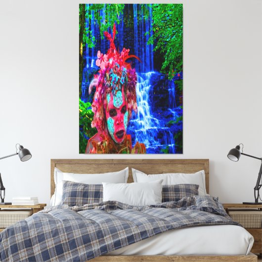 Natuur Zombie Canvas Afdruk (Insitu (Slaapkamer))