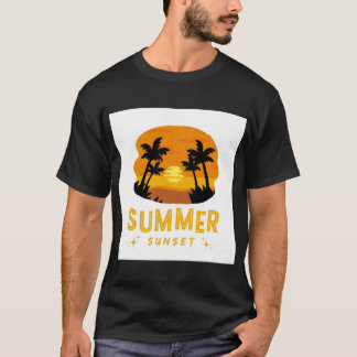 natuur zonnegeel Typografie T-shirt